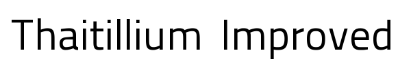 Thaitillium Improved font preview